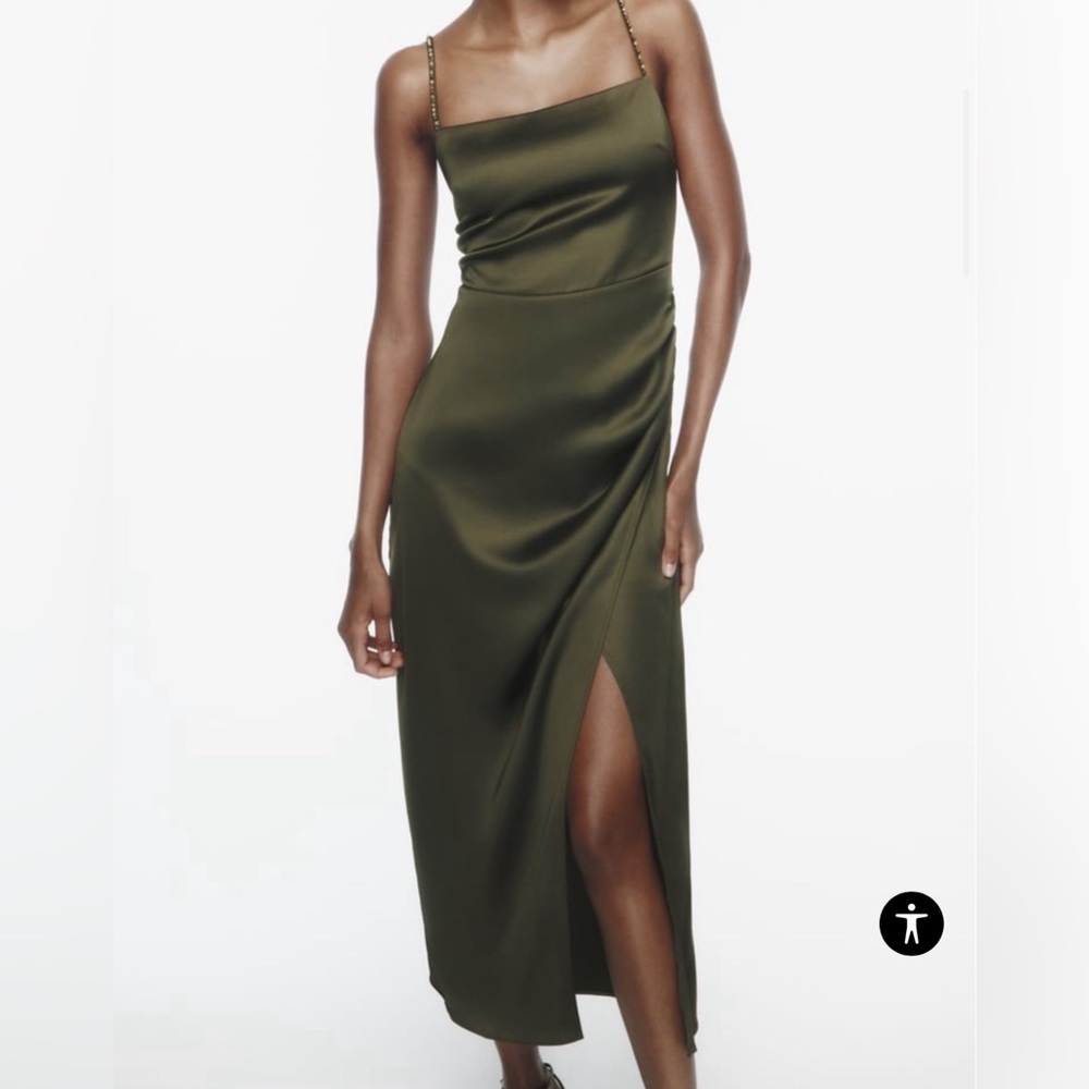 Zara Beaded Slip Dress